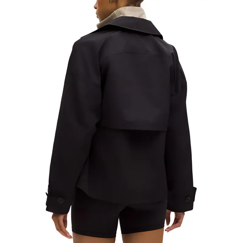 Lululemon Trench Coat Women's Black-1