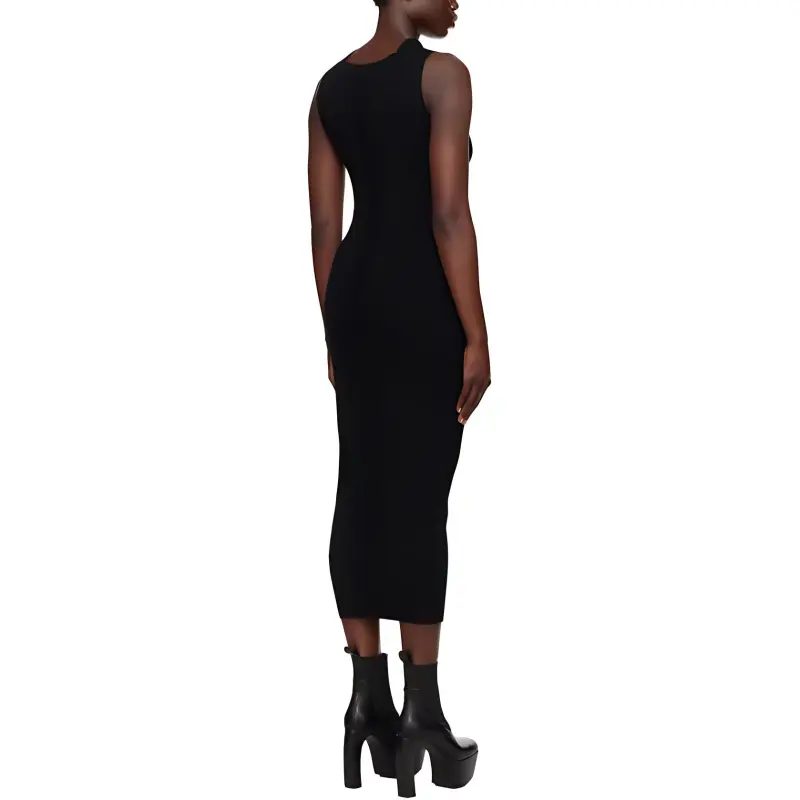 RICK OWENS/RO Sleeveless Dress Women's Black-1