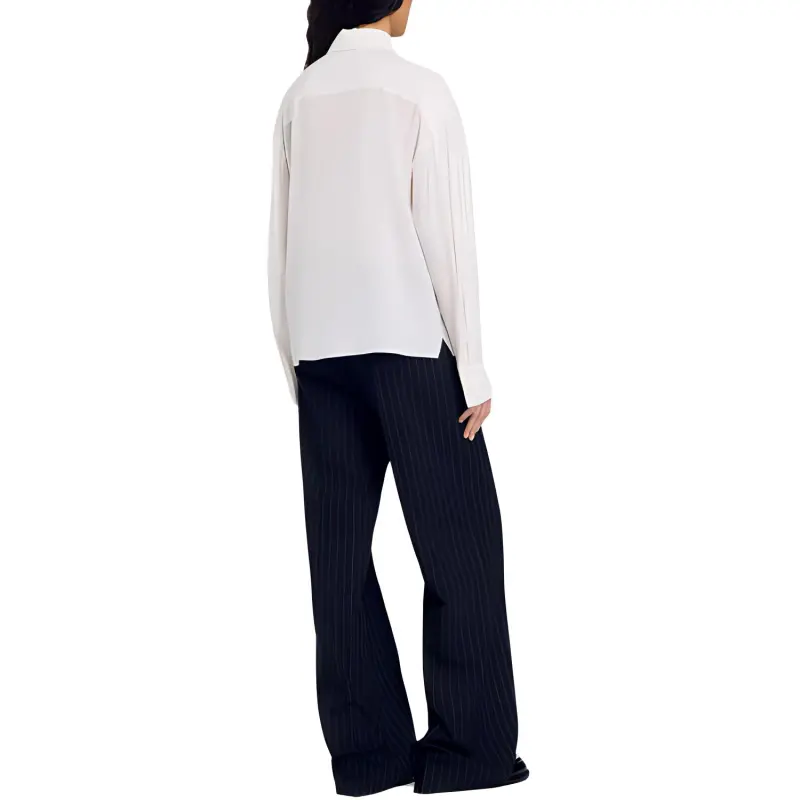Sandro Long sleeve Silk Shirt-2