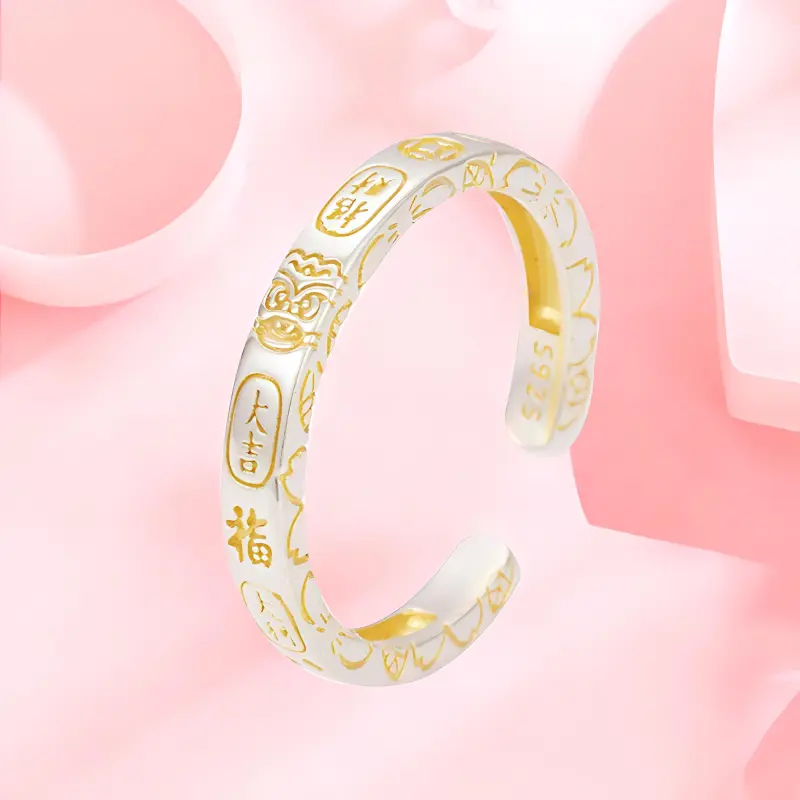 LAOYINFANG S925 Silver Rings Unisex-2