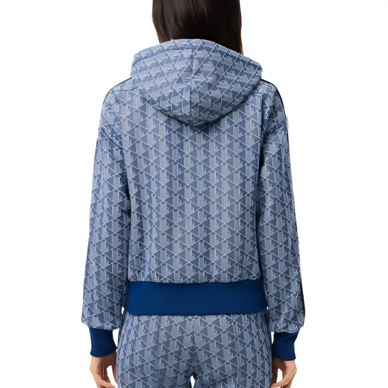 LACOSTE Jacquard Monogram Hoodie-3