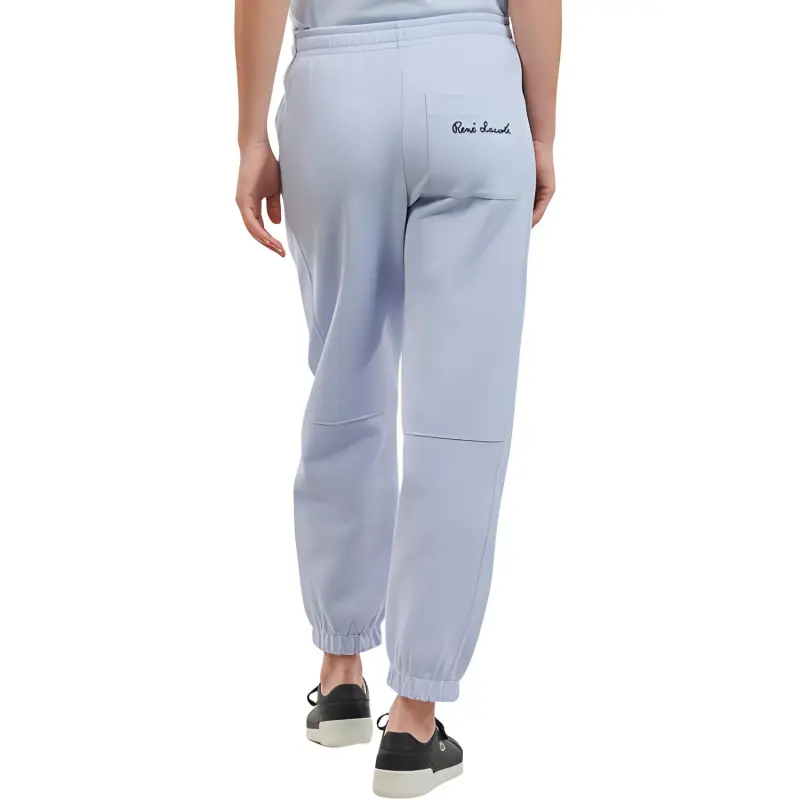 LACOSTE Knitted Sports Pants Women's Blue-2