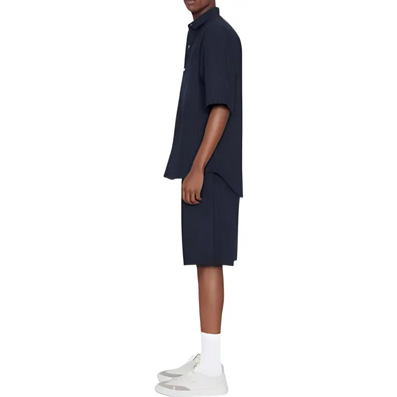 DIOR FW22 Cargo Shorts Men's Marine Blue-4