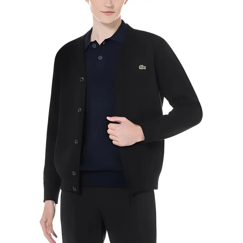 LACOSTE Knitwear Men Black-2