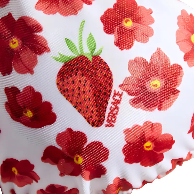 VERSACE Floral print Bikini Top-1