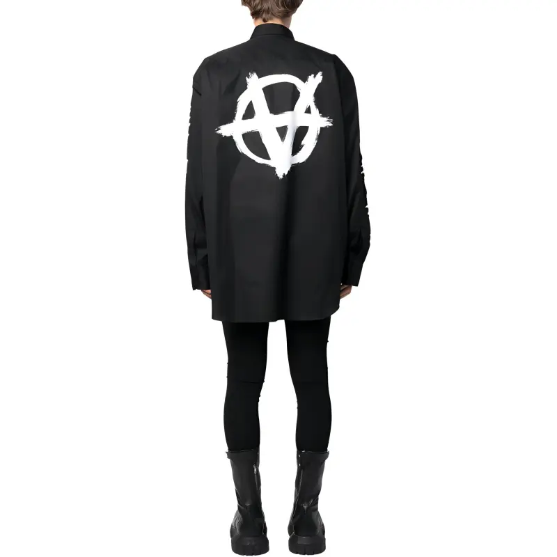 Vetements Graphic print Cotton Shirt-4