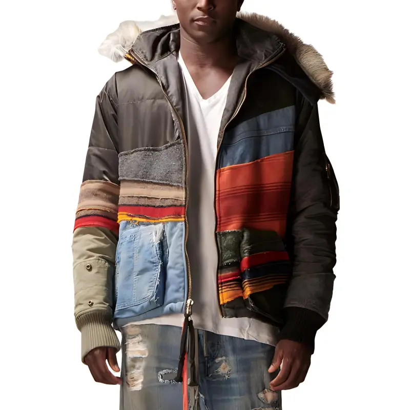 GREG LAUREN SS24 Jackets Coats Men's Black-1
