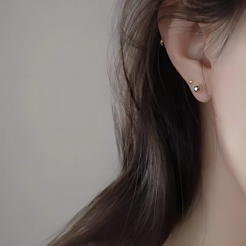 BLESSED BULLET Alloy Stud Earrings Women's-1