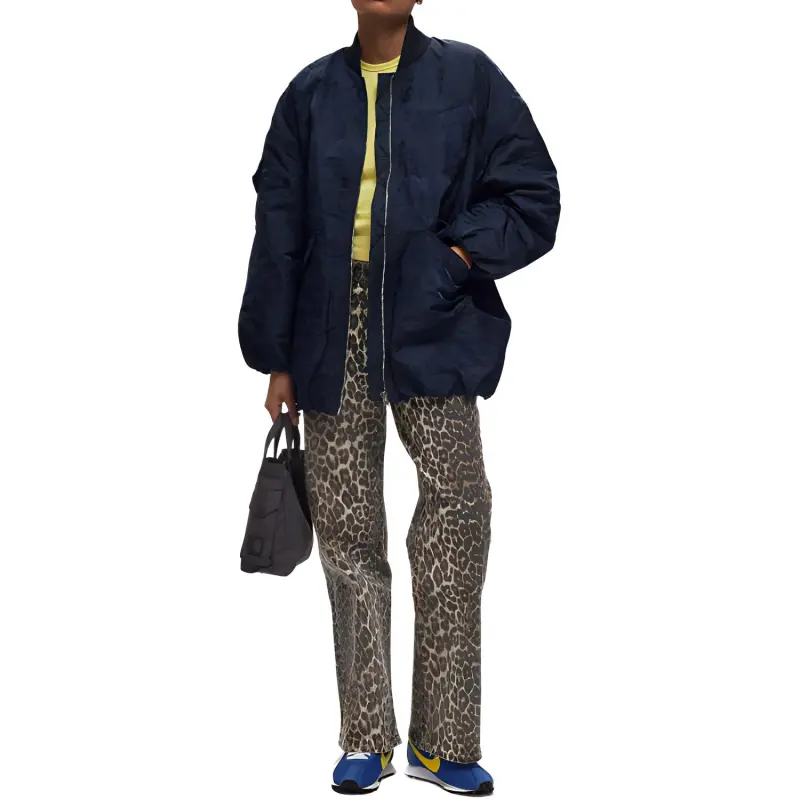 GANNI Botanical Jacquard Bomber Jacket-1