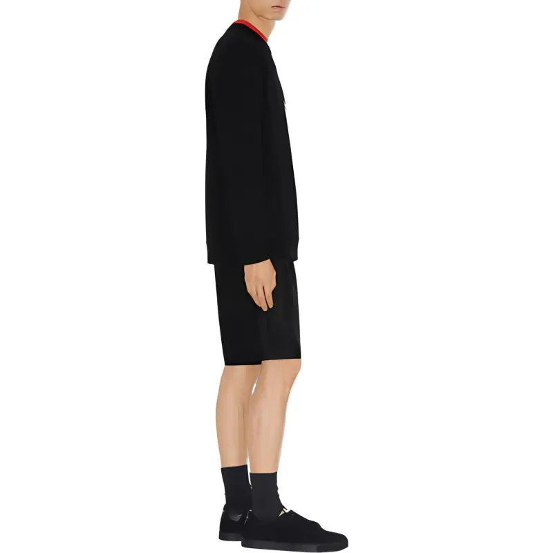 Burberry Sweatshirts Men Black-3