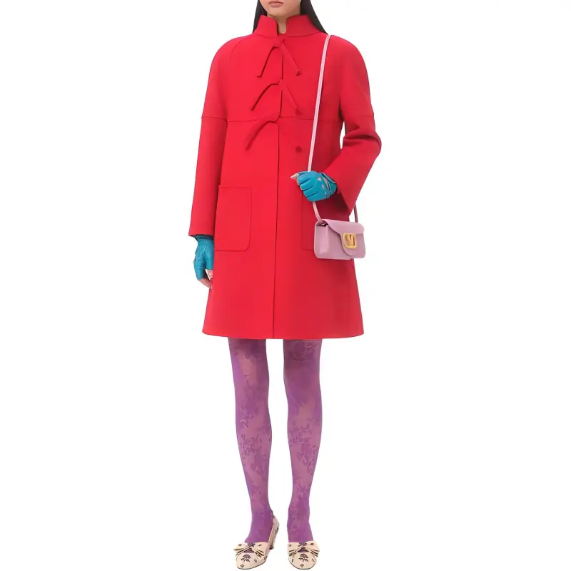 Valentino SS25 Coat Women's Red-1
