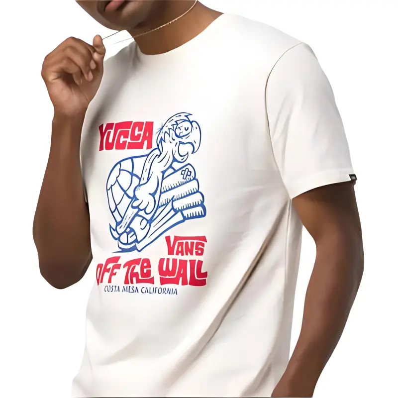 Vans T Shirts Unisex Vintage White-4