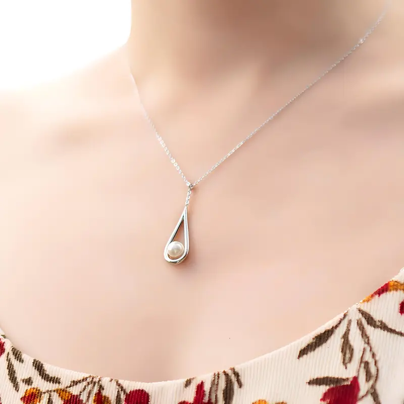 MIKIMOTO 925 Sterling Silver Necklaces Women's-1
