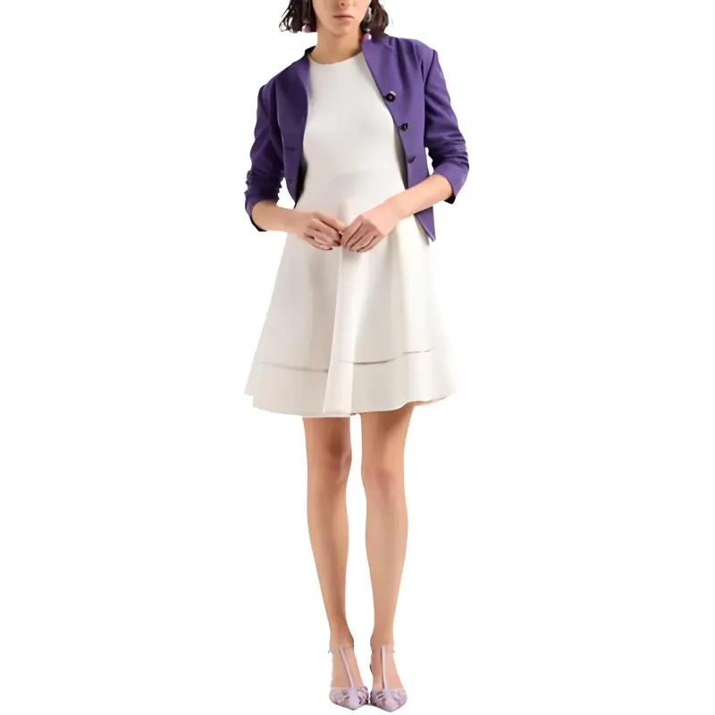 EMPORIO ARMANI Ottoman Jersey Flared Dress-1