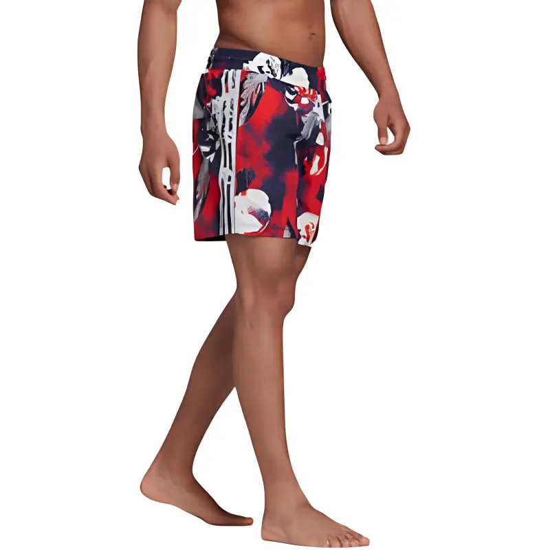 Adidas Originals FLOWER FETIVO Casual Shorts Men's Multicolor-2