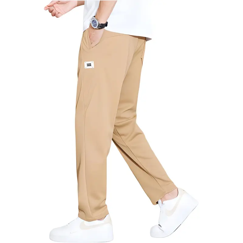 Tonlion Casual Pants Men's Dark Khaki-2