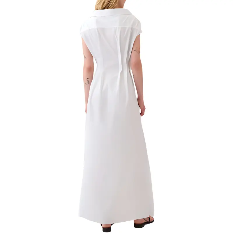GAP Zac Posen Poplin Shirtdress Optic White-2