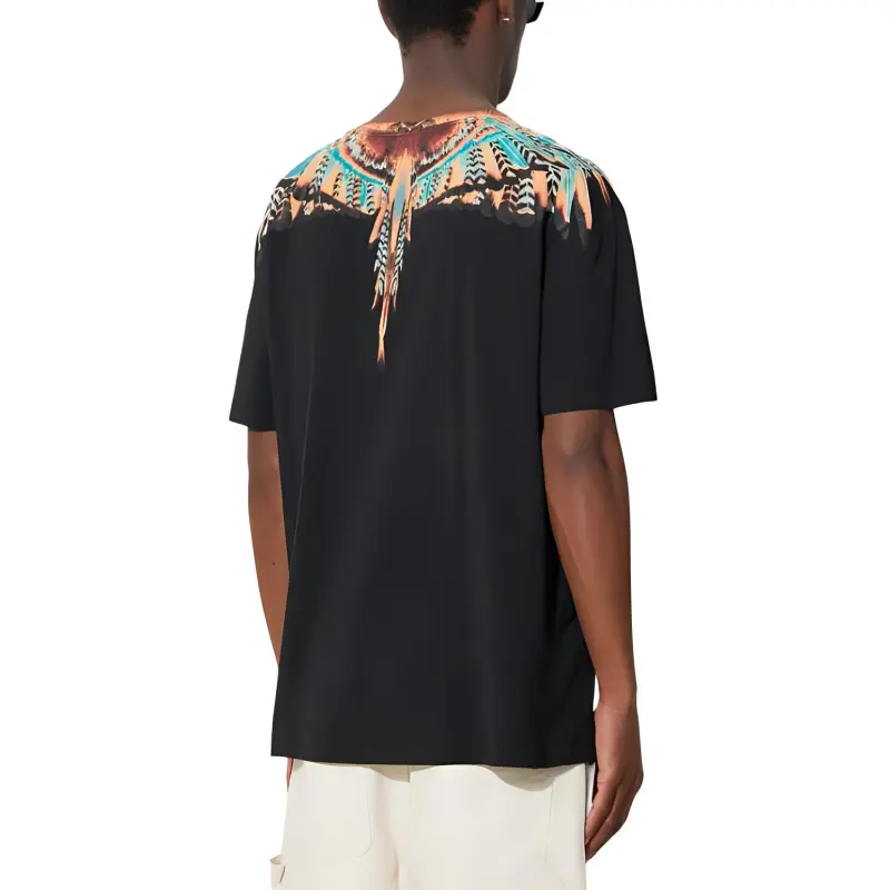 Marcelo Burlon Grizzly Wings-Print T-Shirt-4