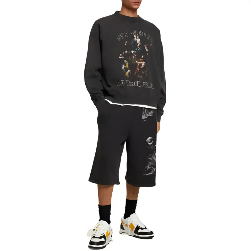 OFF-WHITE Mary Skate Crewneck Long-Sleeved Sweatshirt-2