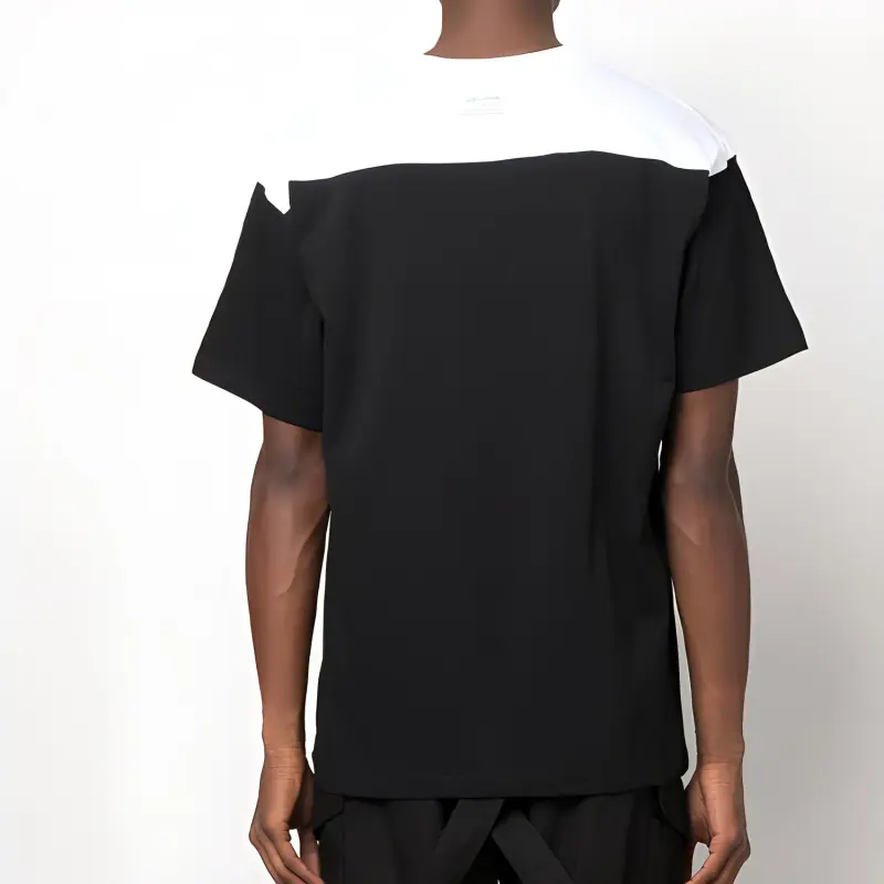 RAF SIMONS Ghost Host Two-tone T-shirt-2