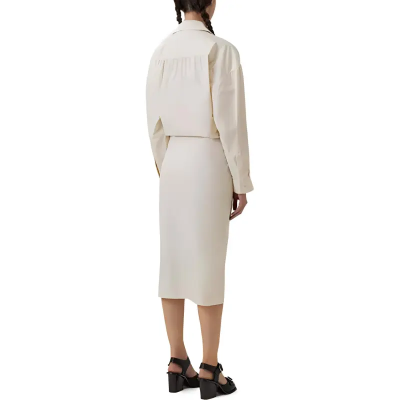Lemaire Twisted Cotton Shirt Dress-2