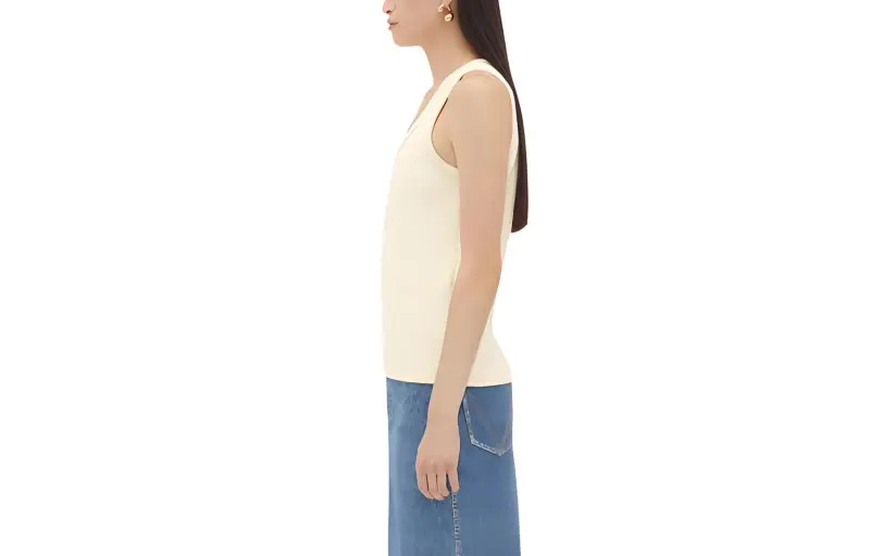 Bottega Veneta SS24 Tank Top Women's Soap Color-2