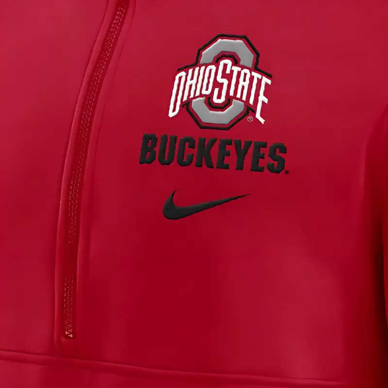 Nike Ohio State Buckeyes Primetime Club Men's Nike College 1/2-Zip Crew-2