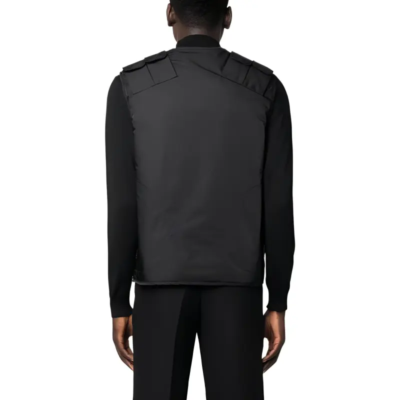 Givenchy Zip-Up Logo Embroidered Vest-3