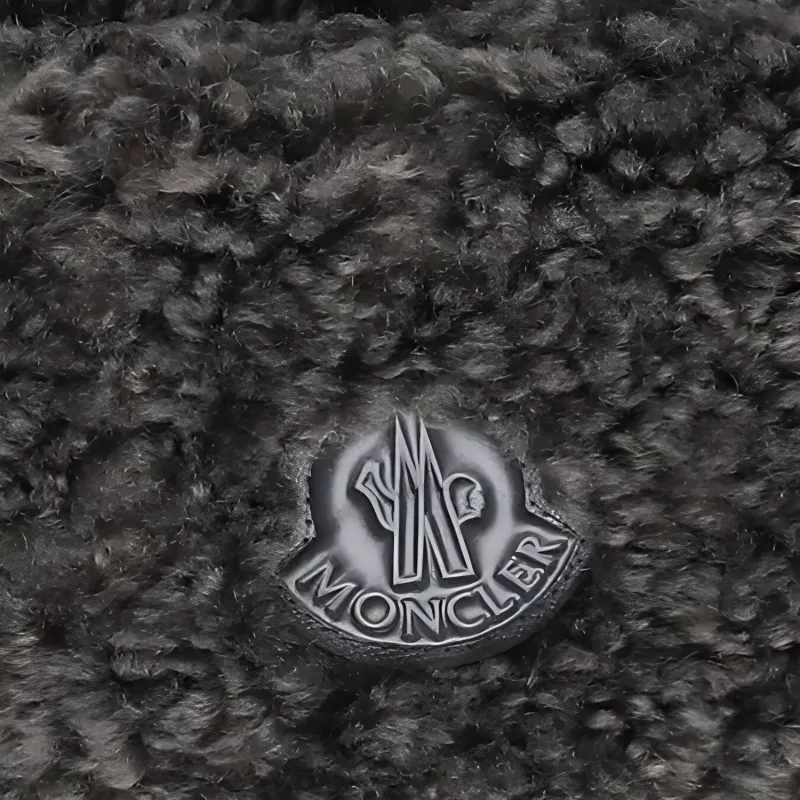 Moncler Polyester 100% Cotton Trapper Hats Kids' Black-2
