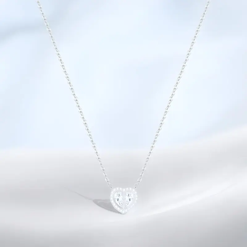 PRETTY DIARY Zircon Necklaces Women's-1