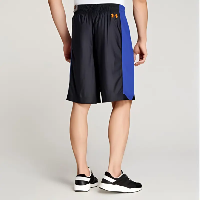 Under Armour Casual Shorts Men Black Blue-3