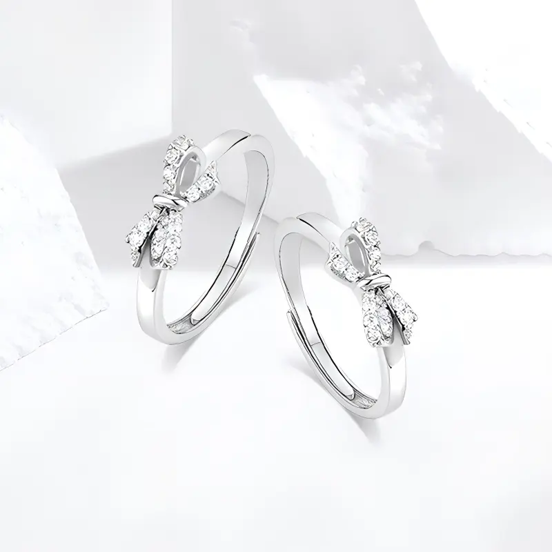 MISS TOOYA S925 Silver Rings Unisex-5