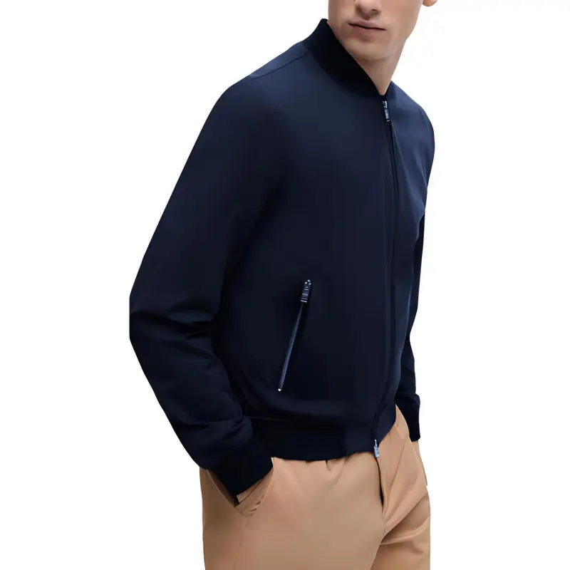 HUGO BOSS P Hanry Zip up Bomber Jacket-4