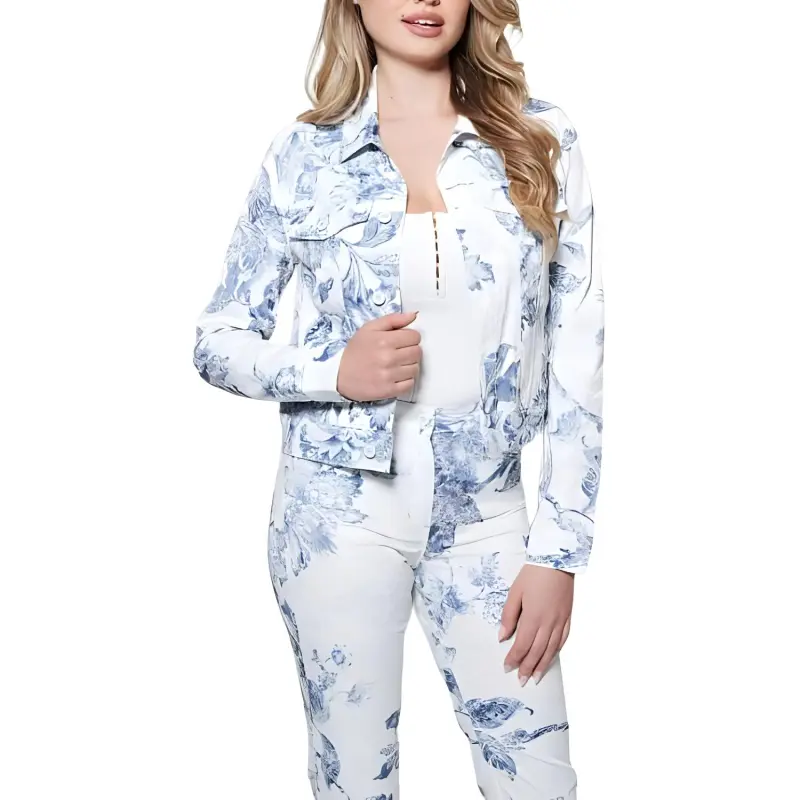 GUESS Jackets Coats Women's Blue-1