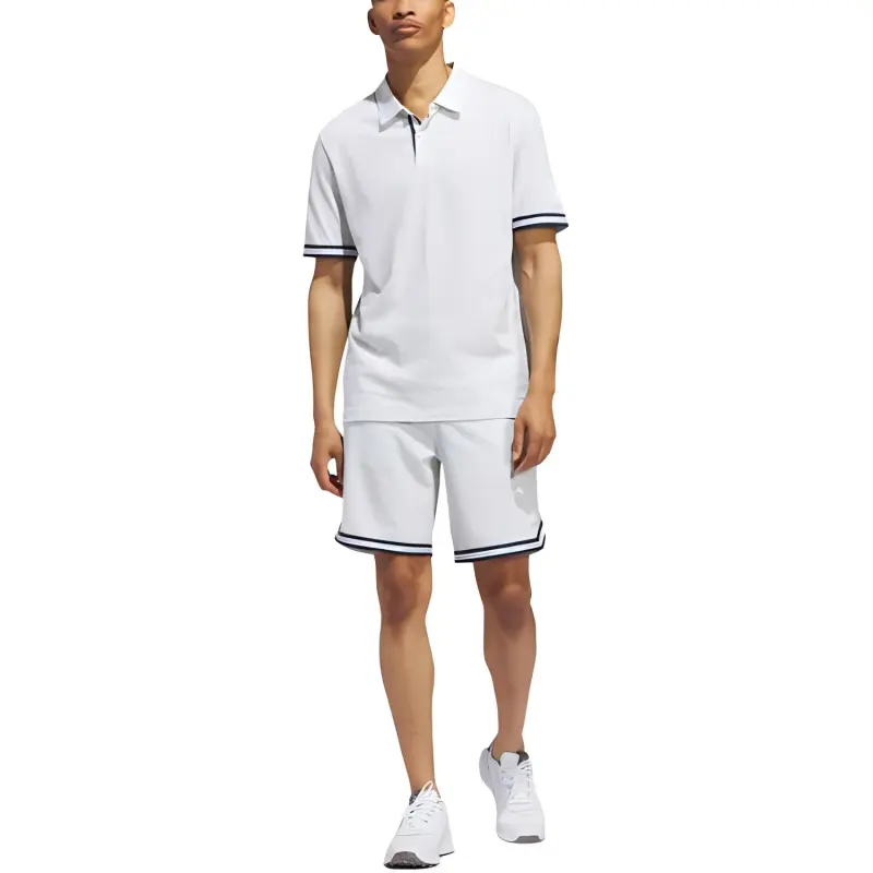 Adidas Polo Shirts Men White-1