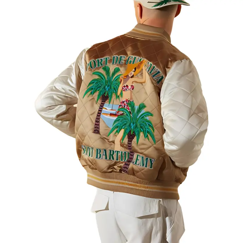 RHUDE Satin Bomber Jacket-2