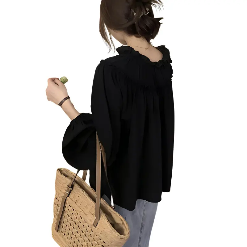 Oudifu Shirts Women's-2