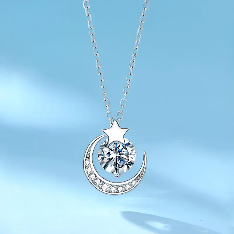 Asia Star Alloy Necklaces Women's-2