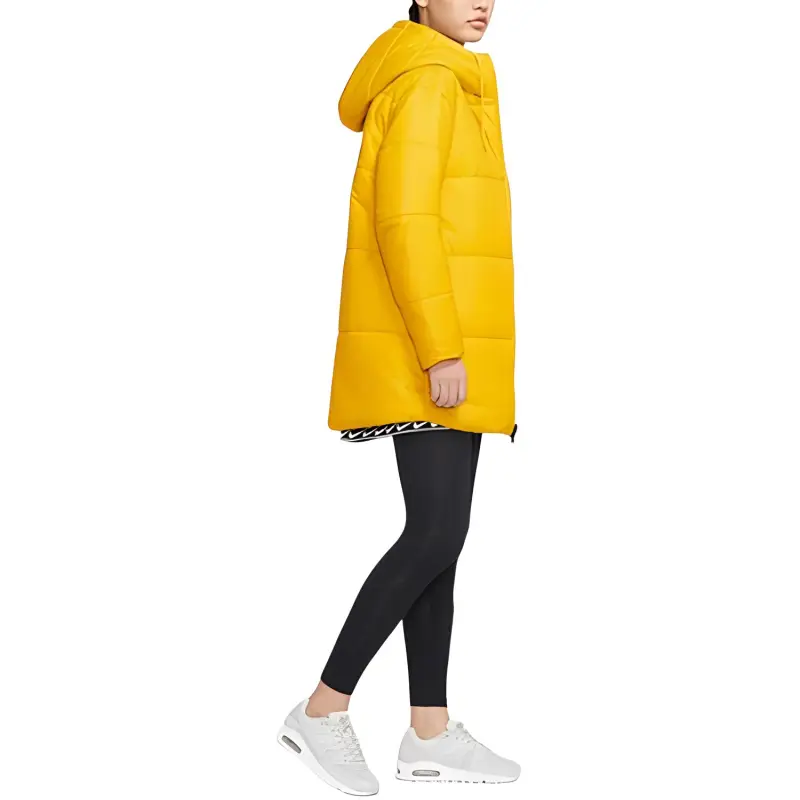 Nike Puffer Jacket Women's Dark Sulfur Yellow-2