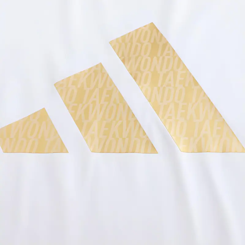 Adidas T-Shirts Men's White Gold-5
