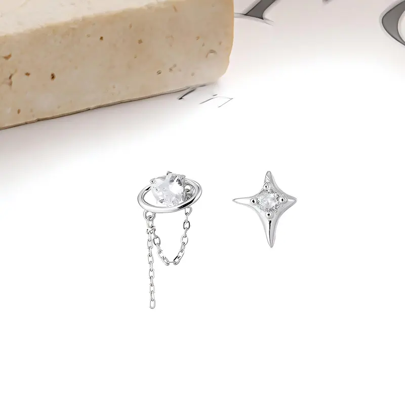 MIDNIGHT MOMENT Alloy Earrings Unisex-3