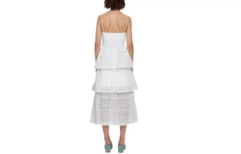 Self portrait FW22 Slip Dress Women's White-1