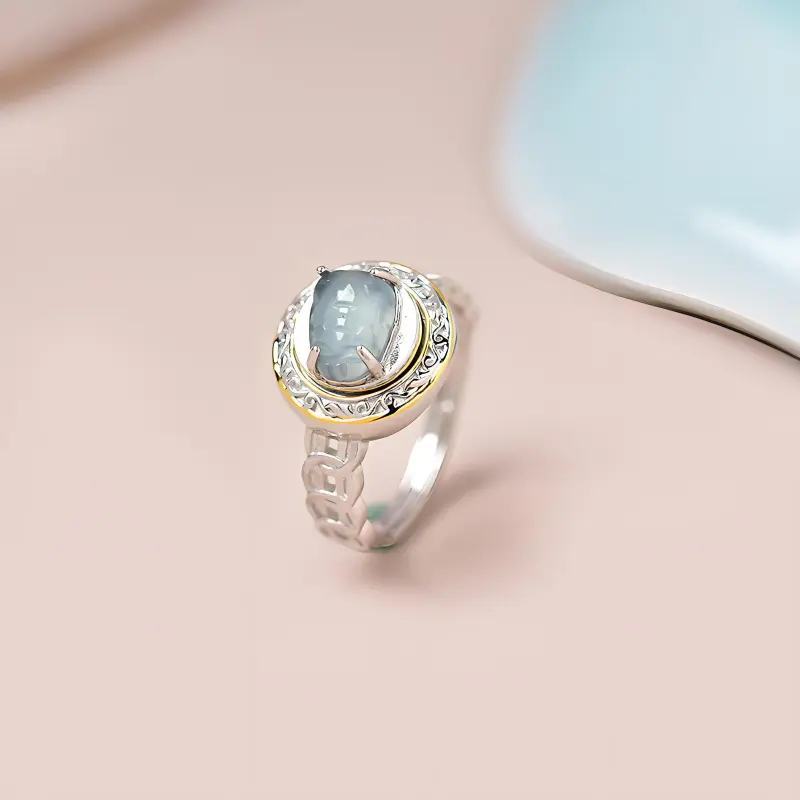 Tokai Family Ice Glutinous Jadeite Rings Women's-1