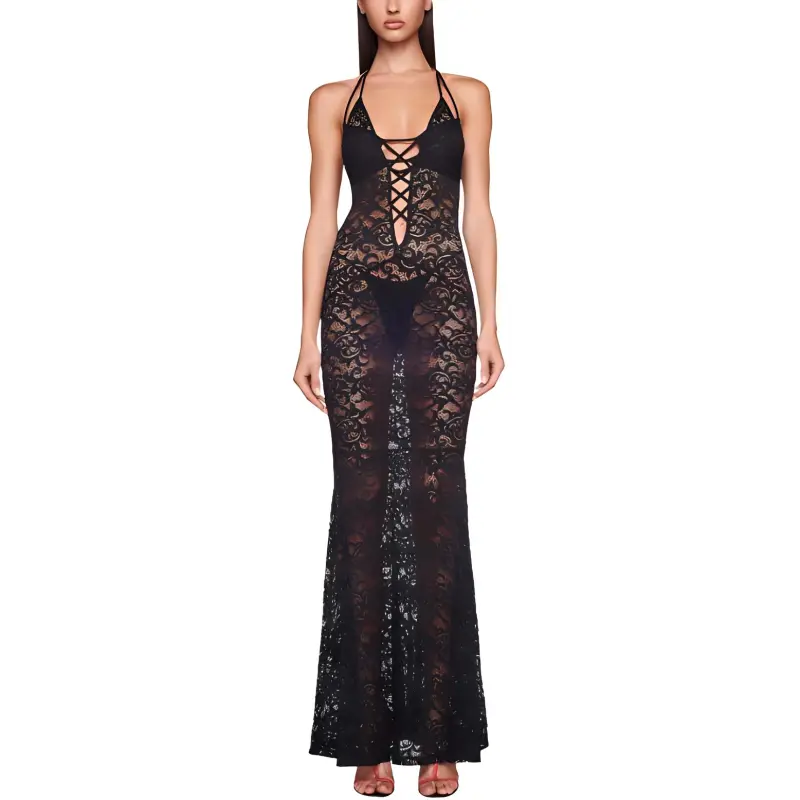 I.AM.GIA SS24 SABLE MAXI DRESS Sleeveless Dress Women's BLACK/Black-1
