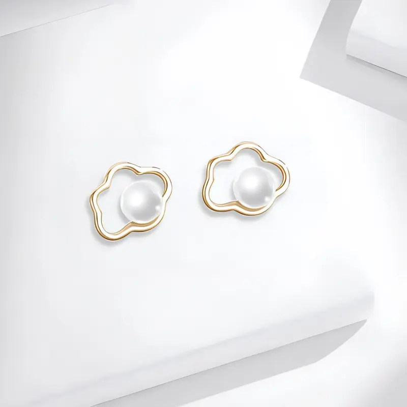 ROGA Alloy Stud Earrings Women's-3