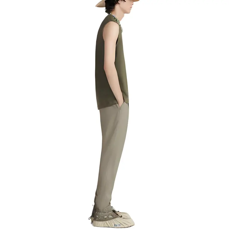 DIOR Casual Pants Men Beige-4
