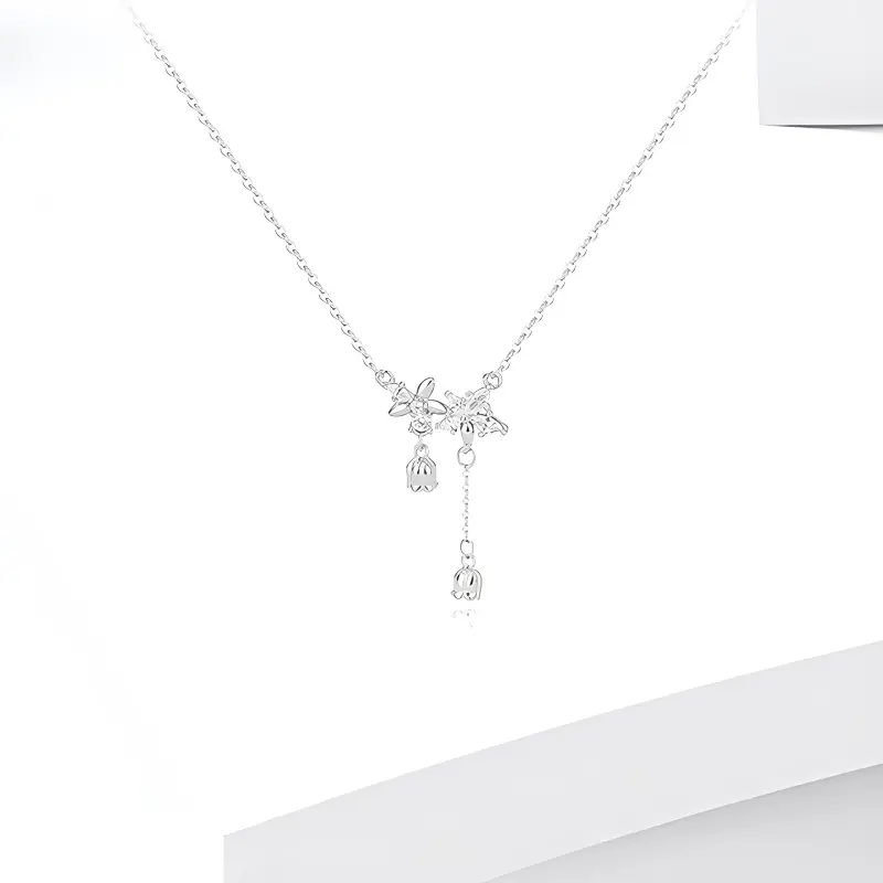SECU Sterling Silver Necklaces Women's-4