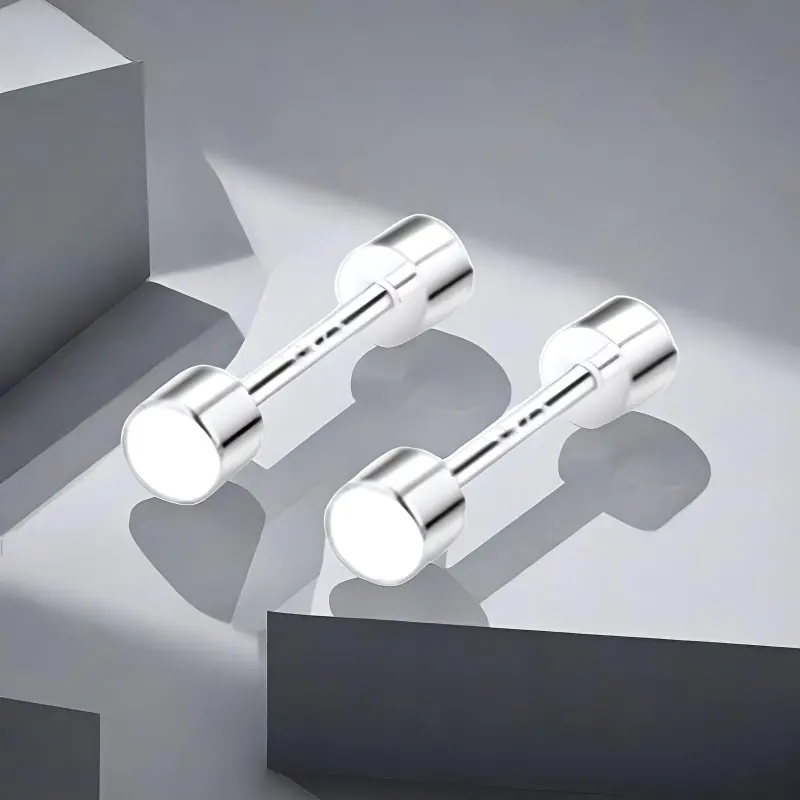 QIANFANGDAHUANGYE Alloy Stud Earrings Unisex-5