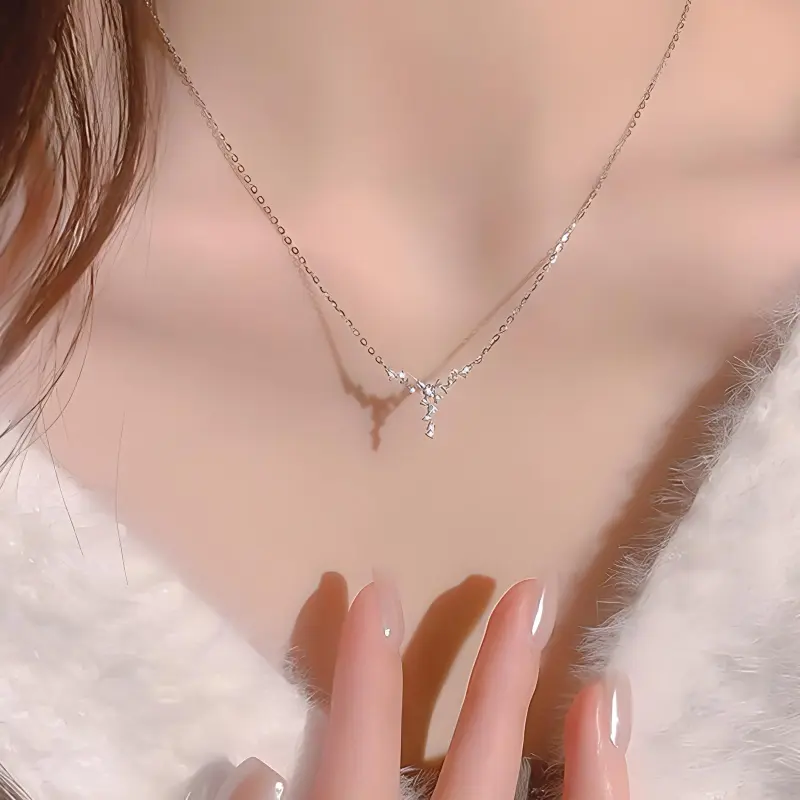 FROMLOVER 925 Sterling Silver Necklaces Women's-1