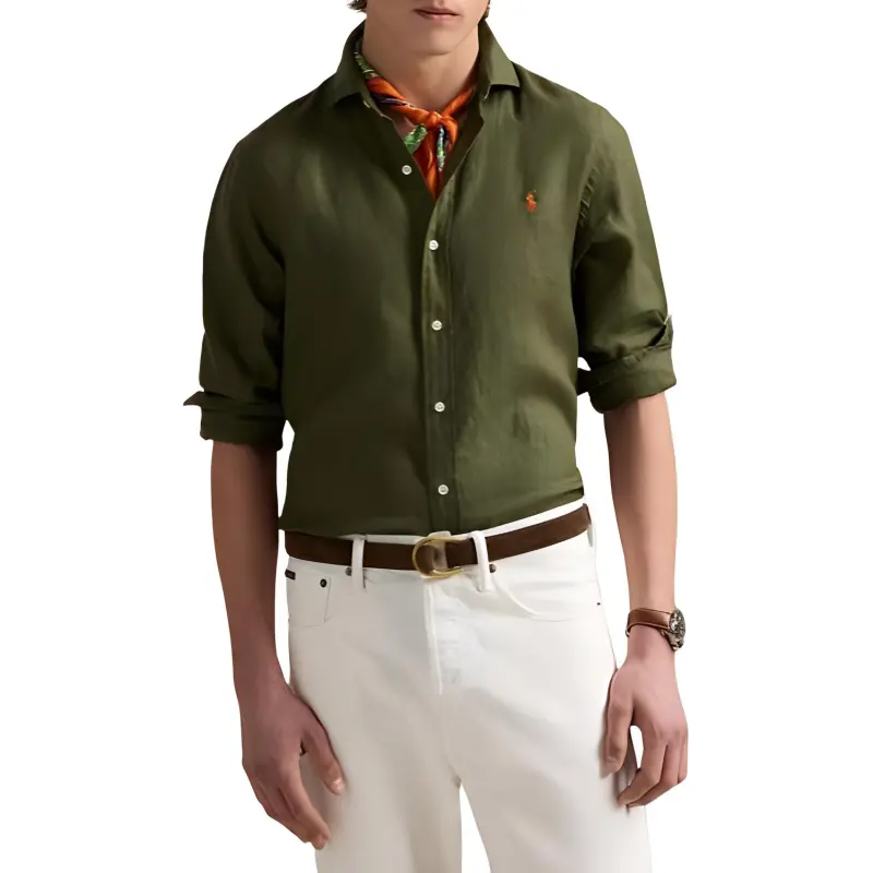 Polo Ralph Lauren Logo Embroidered Polo Pony Shirt-1
